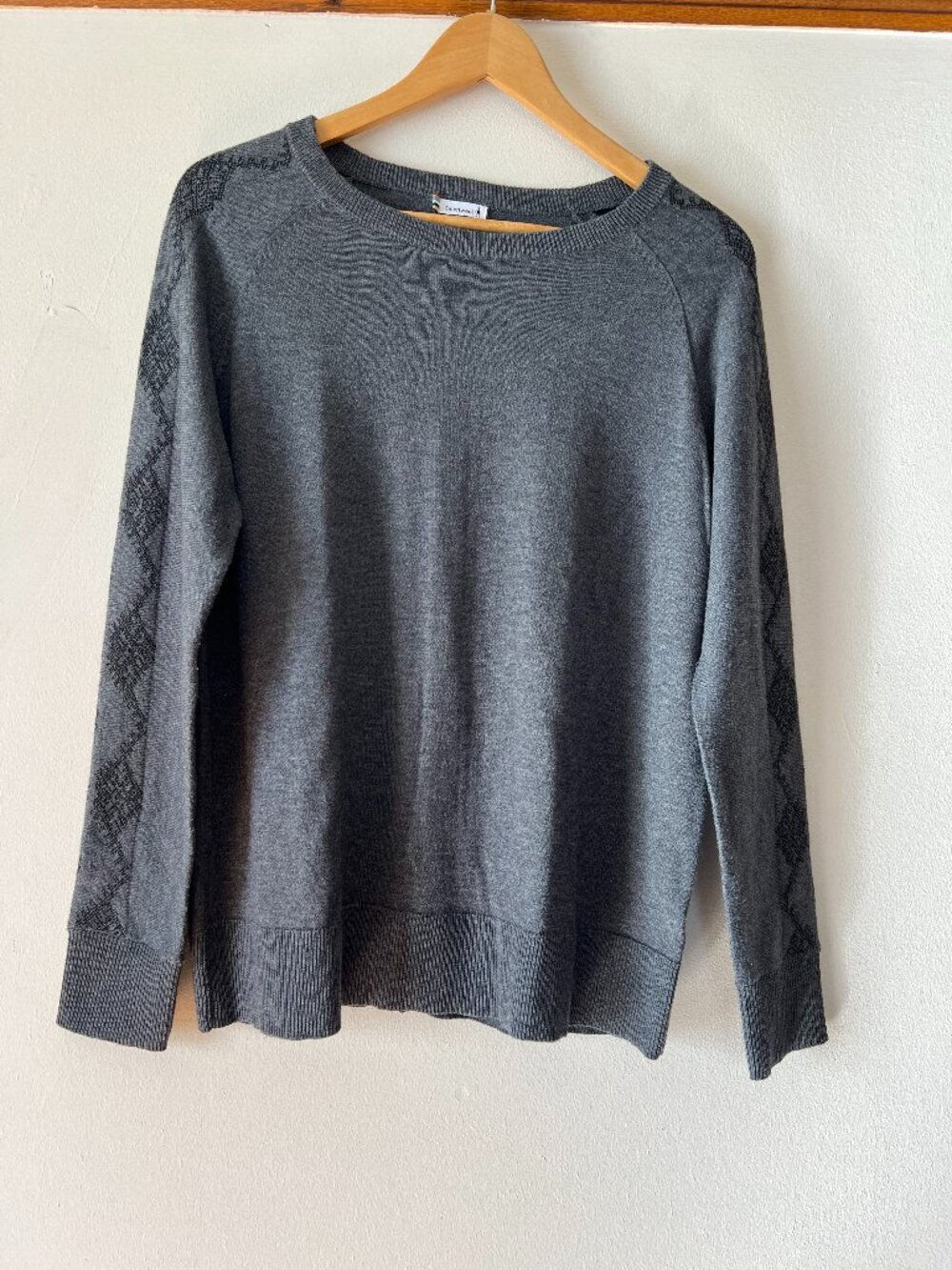 Smart Wool Grey Sweater Size Medium